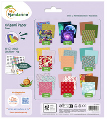 Feuilles à plier Origami Paper "Flowers"