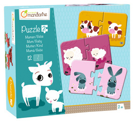 2-Teile-Puzzle "Mutter & Kind"