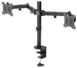 Support double écran universel avec fixation par serrage