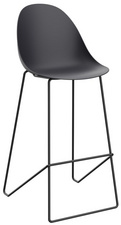 Chaise de bar "VOID", noir