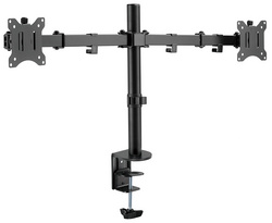 Bras support pour 2 écrans TFT / LCD, longueur du bras : 390 mm max.