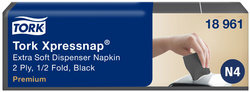 Xpressnap Spender-Servietten, schwarz