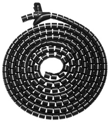 Gaine de câbles flexible en spirale avec outil d'enfilage