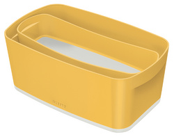 Visuel de référence : présente le bac de rangement intégré dans la boîte de rangement My Box Cosy