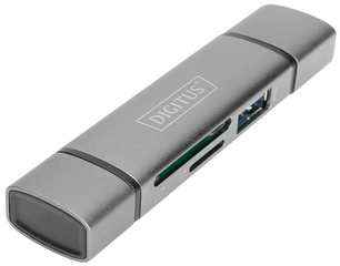 Hub à double lecteur de carte USB-C / USB 3.0