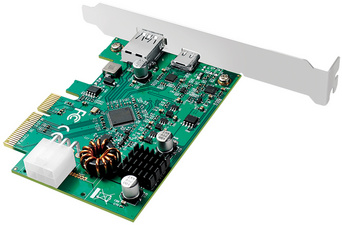 USB 3.2 PCI-Express Karte, 2 Port