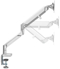 TFT- / LCD-Monitorarm aus Aluminium, Armlänge: 508 mm - Seitenansicht