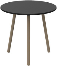 Bistrotische PALOMBA, Durchmesser: 800 mm, schwarz