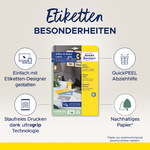 Etiketten Besonderheiten