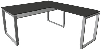 Visuel de référence : Bureau ARCHITEKT avec extension, anthracite