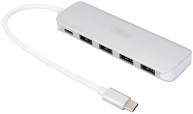 USB-C 3.0 Hub, 4 Port + PD