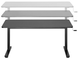 Symbolbild: Sitz-/Steh-Schreibtisch, höhenverstellbar