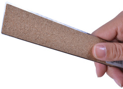 Metall-Lineal mit Kork-Rückseite