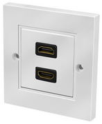 Plastron HDMI, 2x HDMI