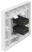 Plastron HDMI, 2x HDMI, vue arrière