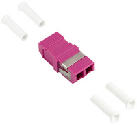 LWL Kupplung, 2x LC-Duplex, Multimode