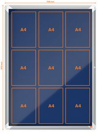 Visuel de référence : 9 x A4