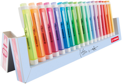 Surligneur swing(R) cool, set de bureau de 18 pièces - ouvert