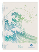 Cahier spiralé GREENline "Vague"