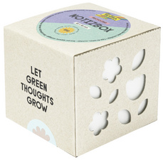 Bloc cube avec boîtier RECYCLING, emballage