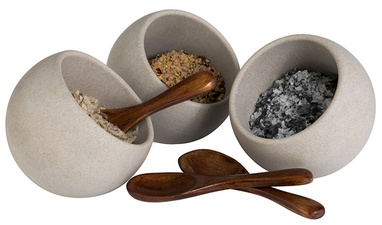 Set de service MOON, 6 pièces, gris
