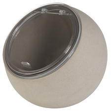 Coupelle de service avec couvercle MOON, gris