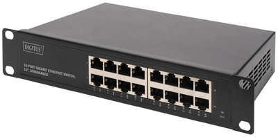 10" Gigabit Switch, 16 Port