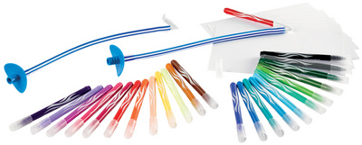 Kit feutre aérographe BLOW PEN "Art", contenu