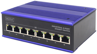 Industrial Gigabit Switch, 8-Port