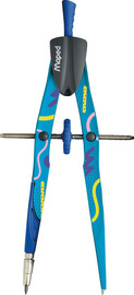 Coffret compas PRECISION SYSTEM FANCY, turquoise