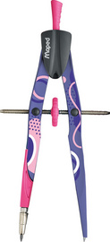 Coffret compas PRECISION SYSTEM FANCY, lilas