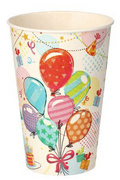 Papp-Trinkbecher "Fete"