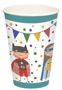 Papp-Trinkbecher "Superhero"