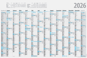 Wandkalender "Plakatkalender"
