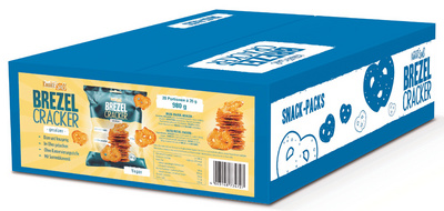 Cracker bretzel, carton