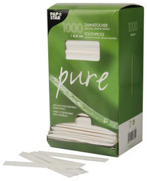 Zahnstocher "pure", im Pappspender