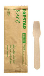 Holz-Eislöffel "pure", einzeln verpackt