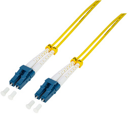 Symbolbild: LWL Patchkabel, LC-Duplex Stecker - LC-Duplex Stecker, OS2