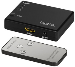 Full HD Small HDMI Switch, 3-fach - inkl. Fernbedienung