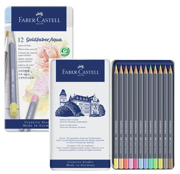 Aquarellstifte GOLDFABER Pastellfarben, Metalletui