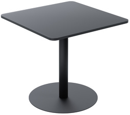 Bistrotisch Mezzo, (B)800 x (T)800 mm, schwarz