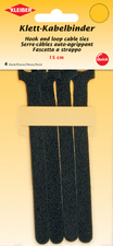 Serre-câble auto-agrippant, 150 x 40 mm, noir