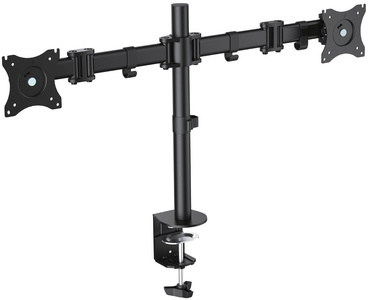 Bras support pour deux écrans Dual, longueur de bras : 428 mm