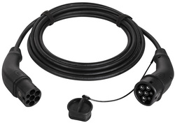 Symbolbild: E-Auto-Ladekabel, Typ 2, 3-phasig