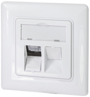 Unterputzdose für Keystone Module, 2-fach