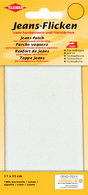 Patch thermocollant pour jeans, blanc