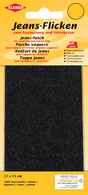 Patch thermocollant pour jeans, noir