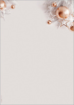 Weihnachts-Motiv-Papier "Christmas in rose gold"