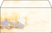 Weihnachts-Motiv-Umschlag "Glitter Stars"