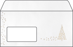 Weihnachts-Motiv-Umschlag "Golden Tree"